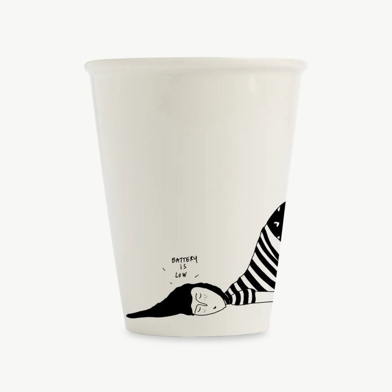 HELEN B beker Battery Low 220ml