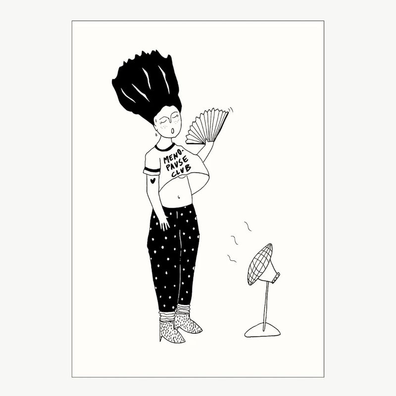 HELEN B postcard Menopause Club