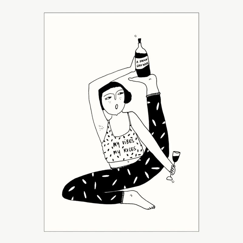 HELEN B Poster My Vibes A4