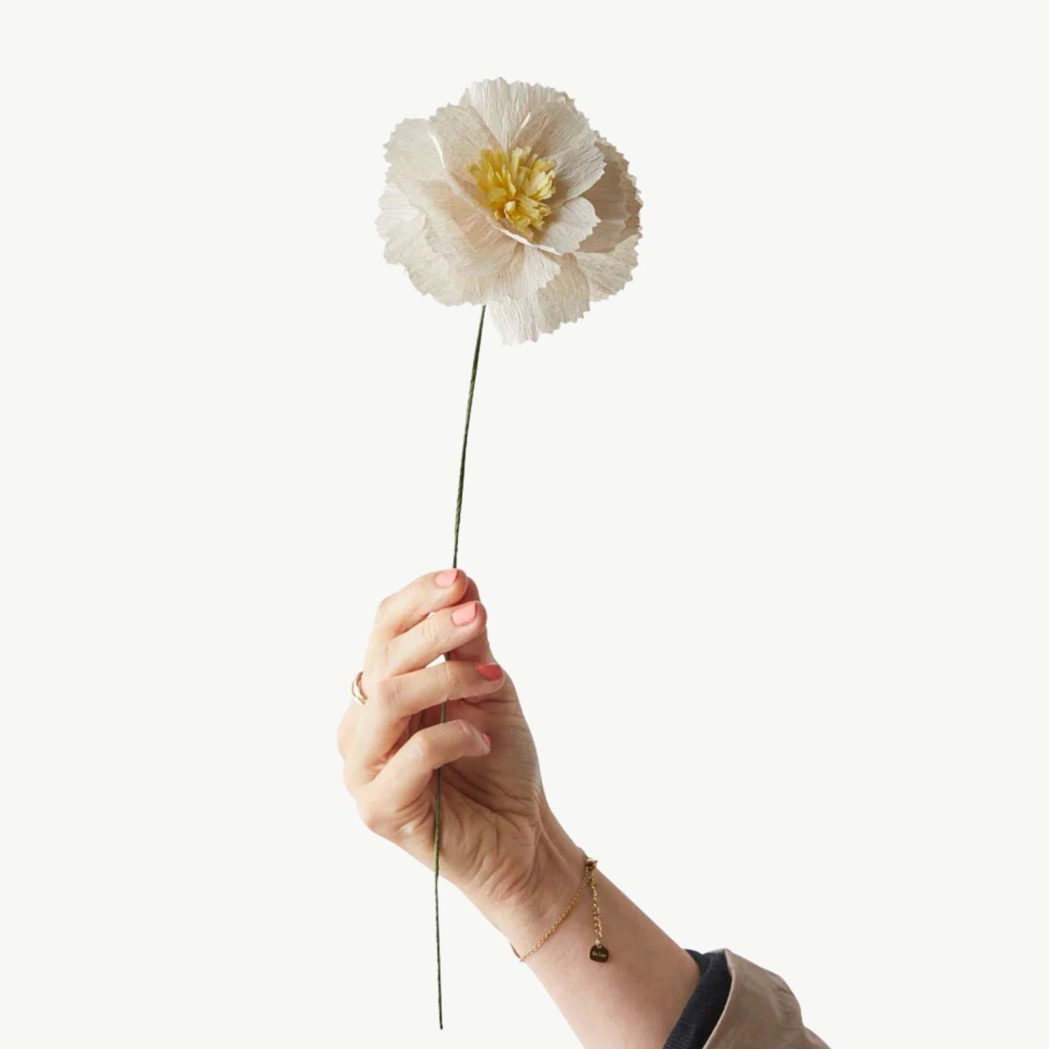 STUDIO ABOUT Paper Flower Peony grey