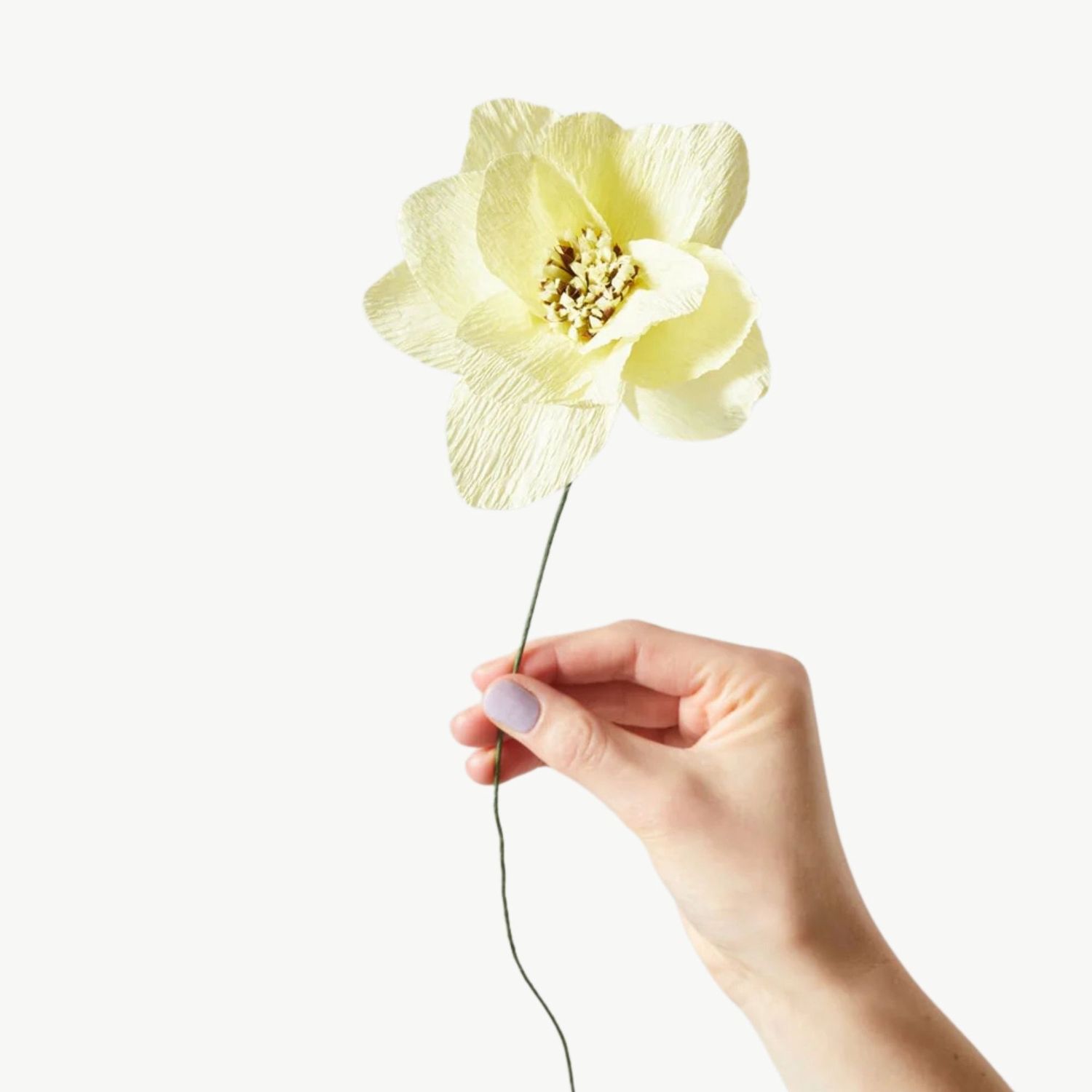 STUDIO ABOUT Paper Flower Dahlia yellow