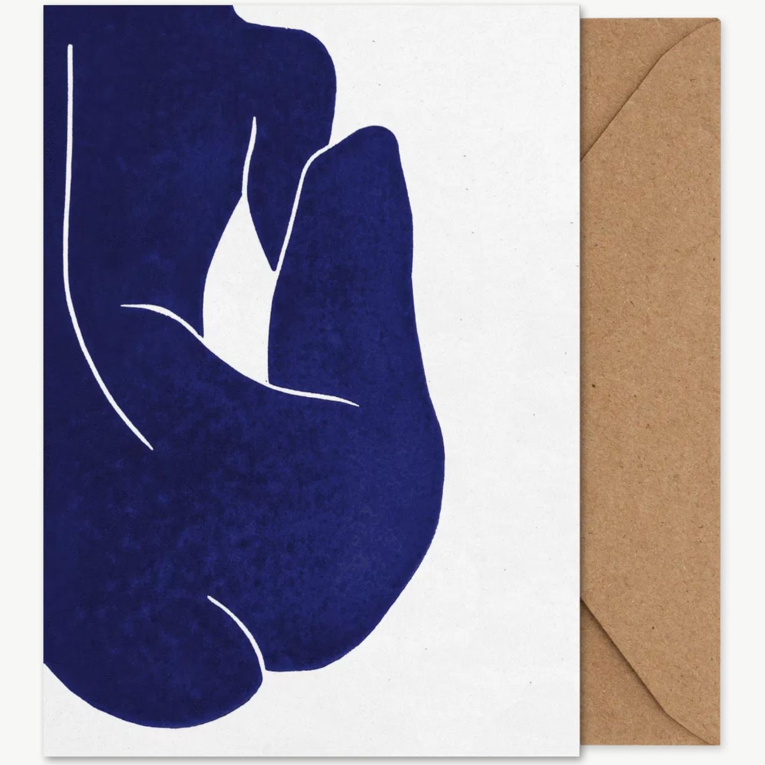 PAPER COLLECTIVE Linocut 2 wenskaart