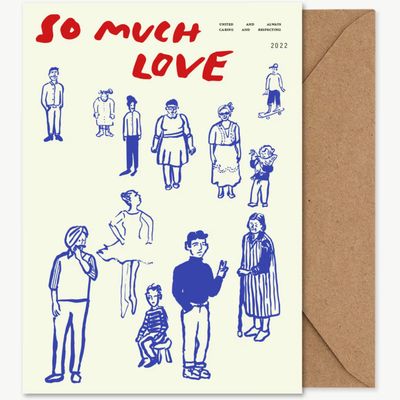 PAPER COLLECTIVE So Much Love wenskaart