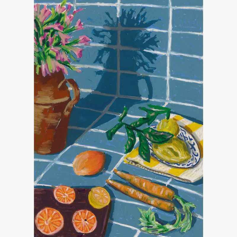 PAPER COLLECTIVE Composition in Blue poster 50X70cm