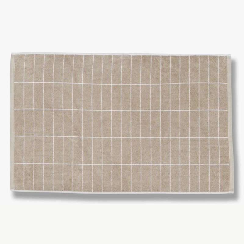METTE DITMER Tile Stone badmat sand/ off-white