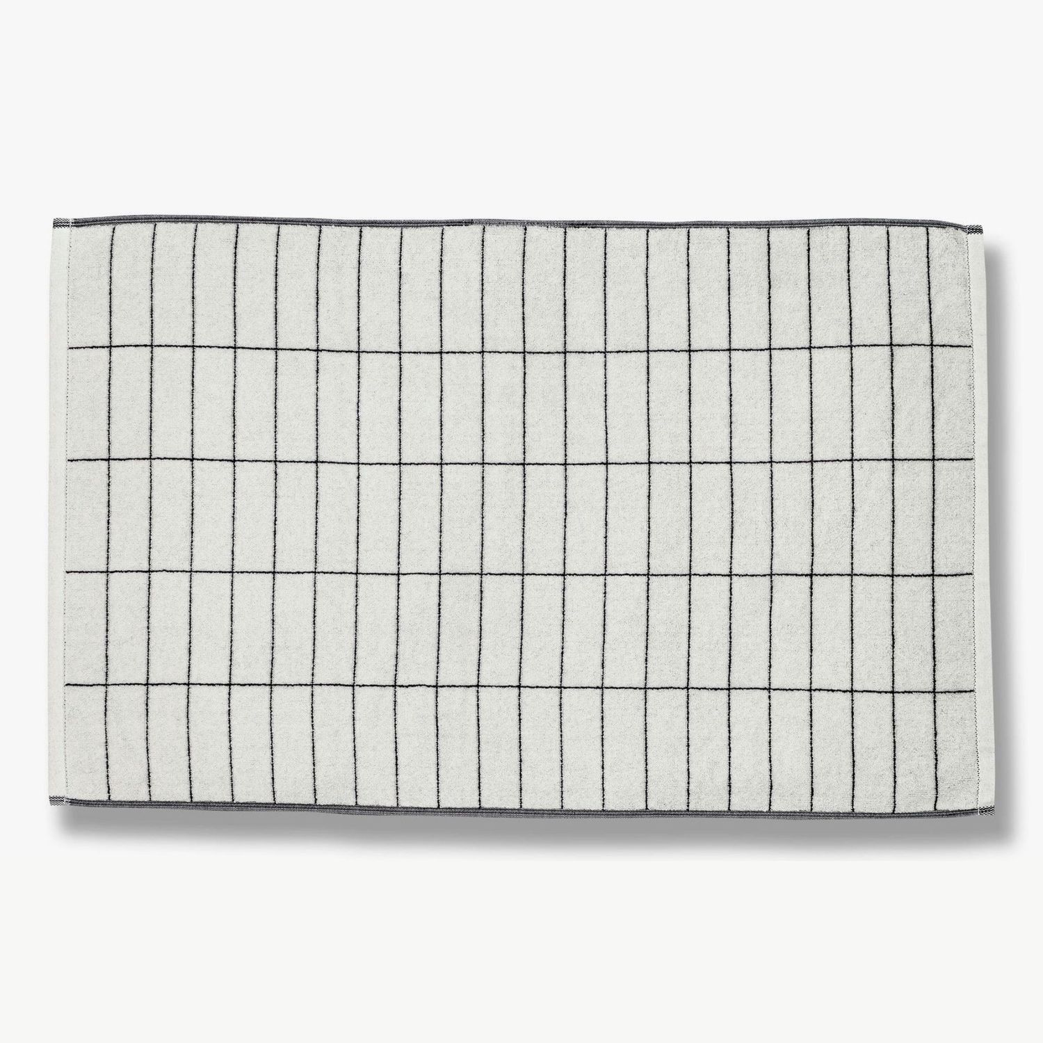 METTE DITMER Tile Stone badmat black/ off-white