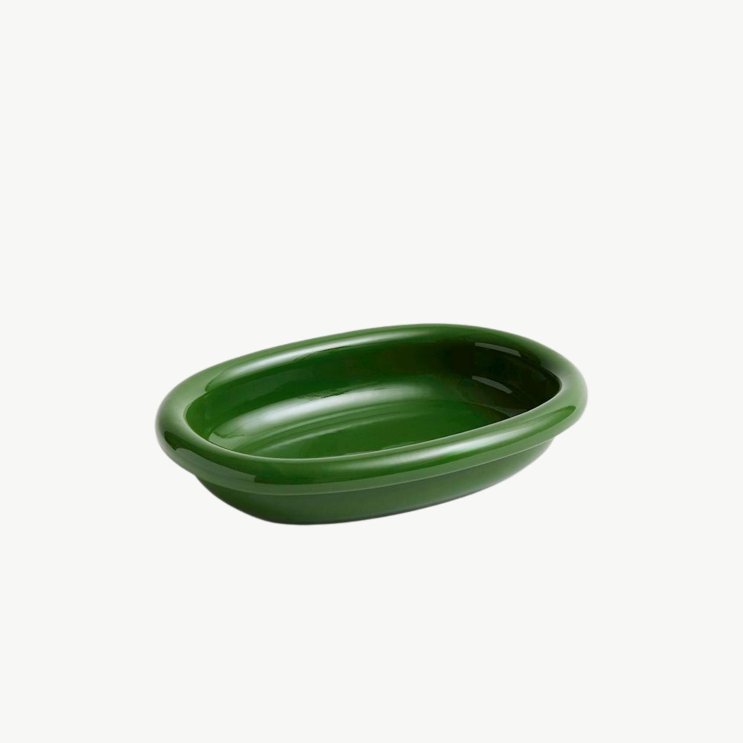 HAY Barro Oval Dish small green