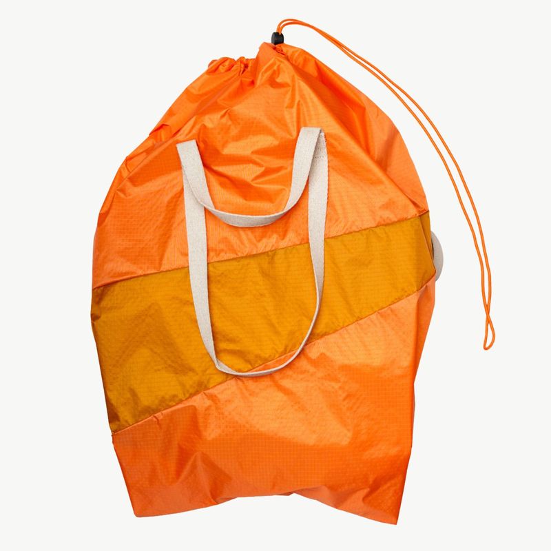SUSAN BIJL The New Trash Bag Orange &amp; Ginger large