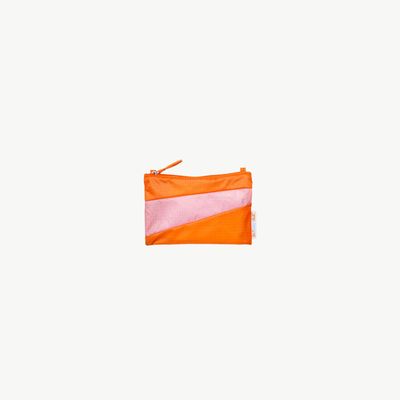 SUSAN BIJL The New Pouch Orange &amp; Pink Panther small
