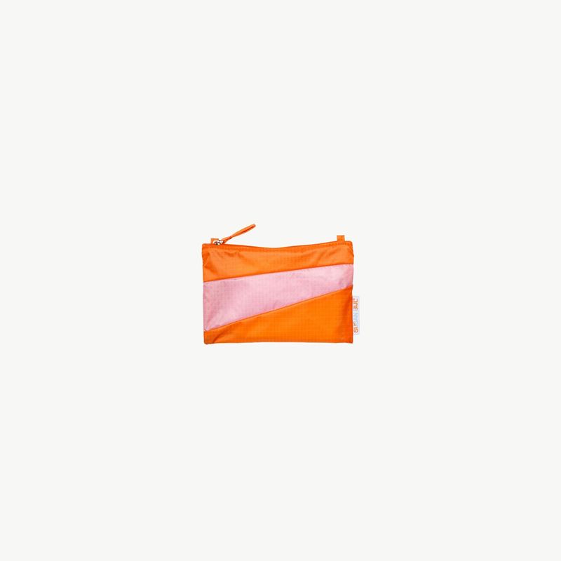 SUSAN BIJL The New Pouch Orange &amp; Pink Panther small
