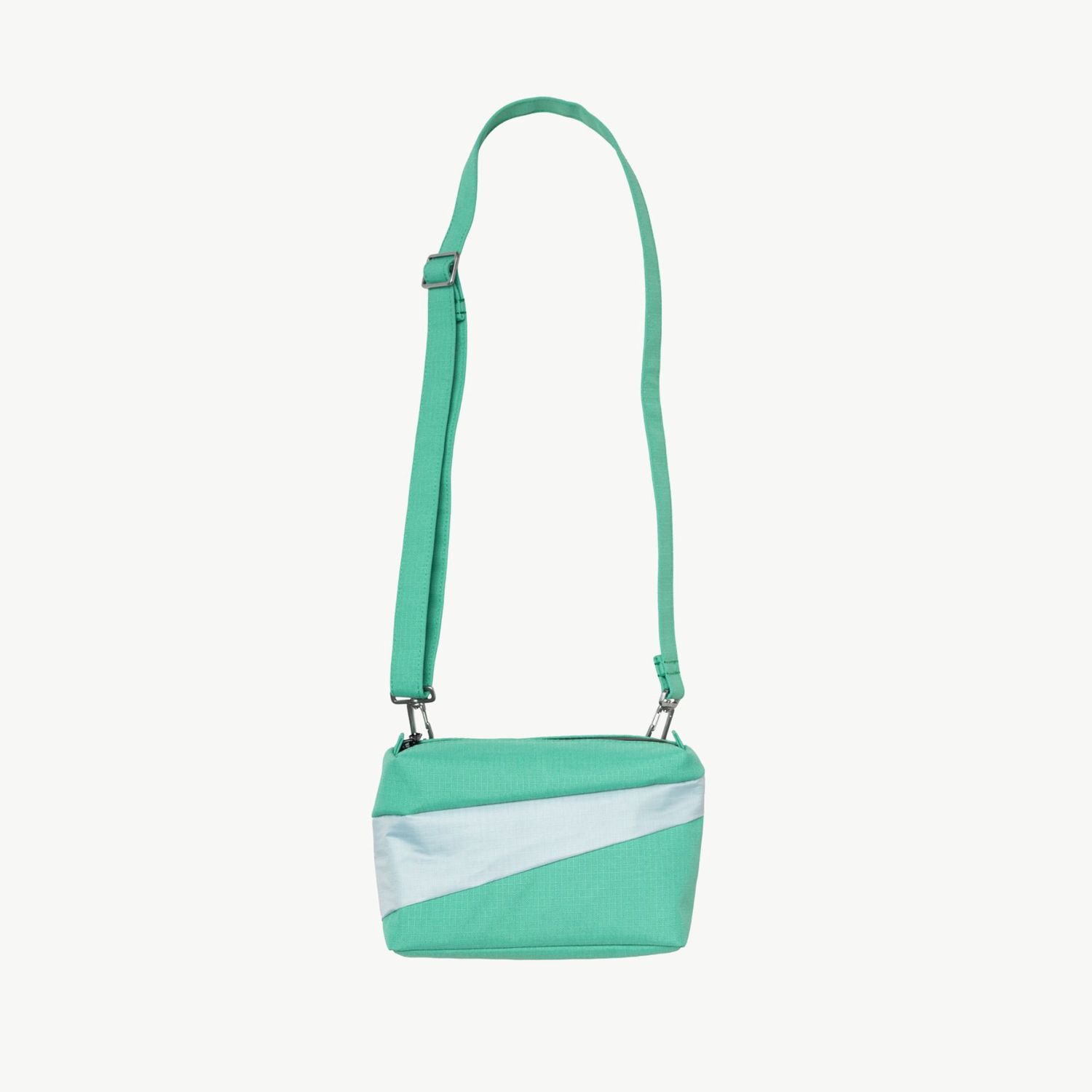SUSAN BIJL The New Bum Bag Holly Green &amp; Surf Spray small