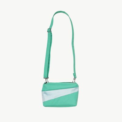 SUSAN BIJL The New Bum Bag Holly Green &amp; Surf Spray small