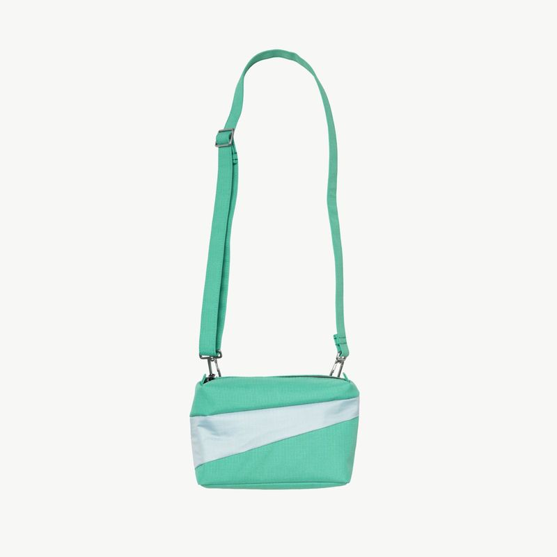 SUSAN BIJL The New Bum Bag Holly Green &amp; Surf Spray small