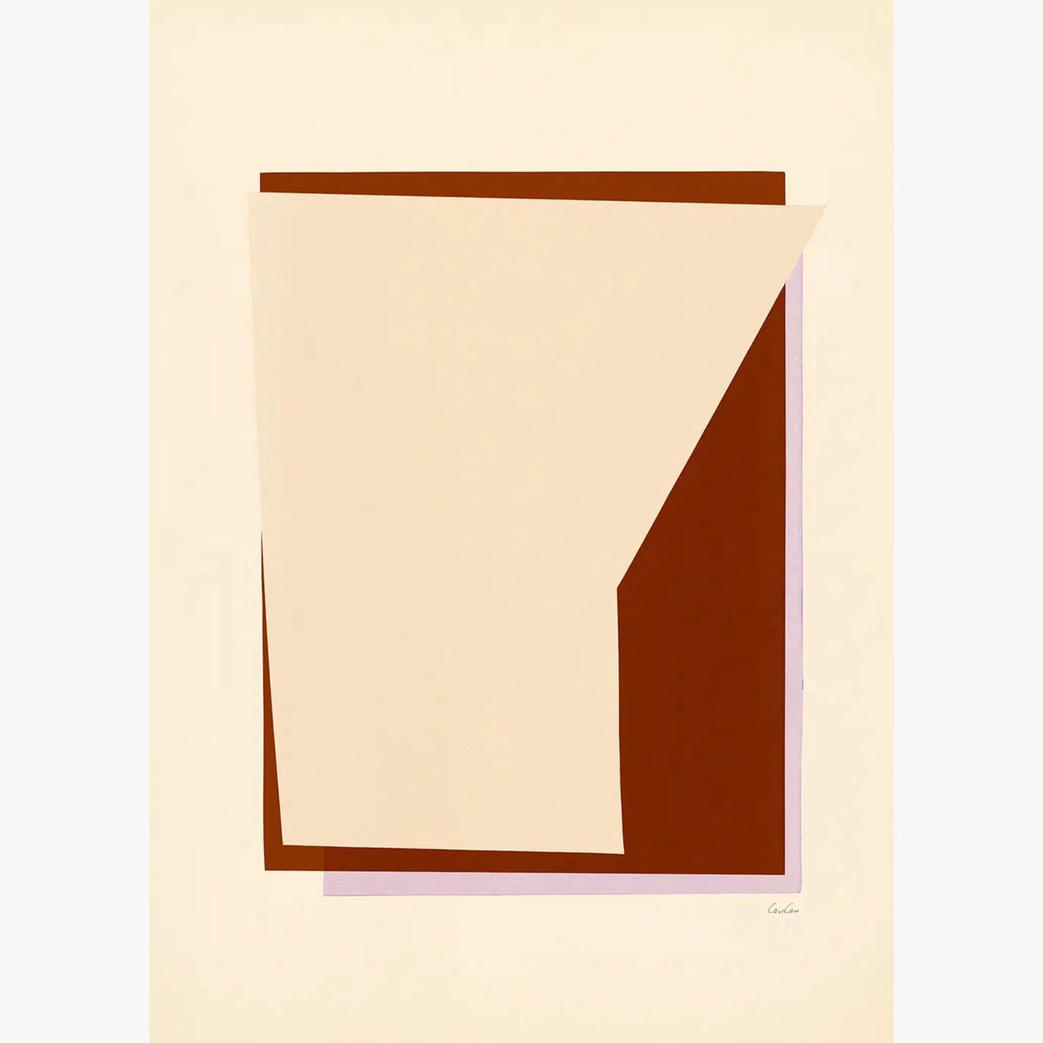 PAPER COLLECTIVE Layered 01 poster 50X70cm