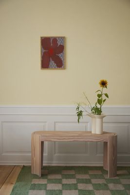 PAPER COLLECTIVE Flowers with Checks 06 poster 30X40cm