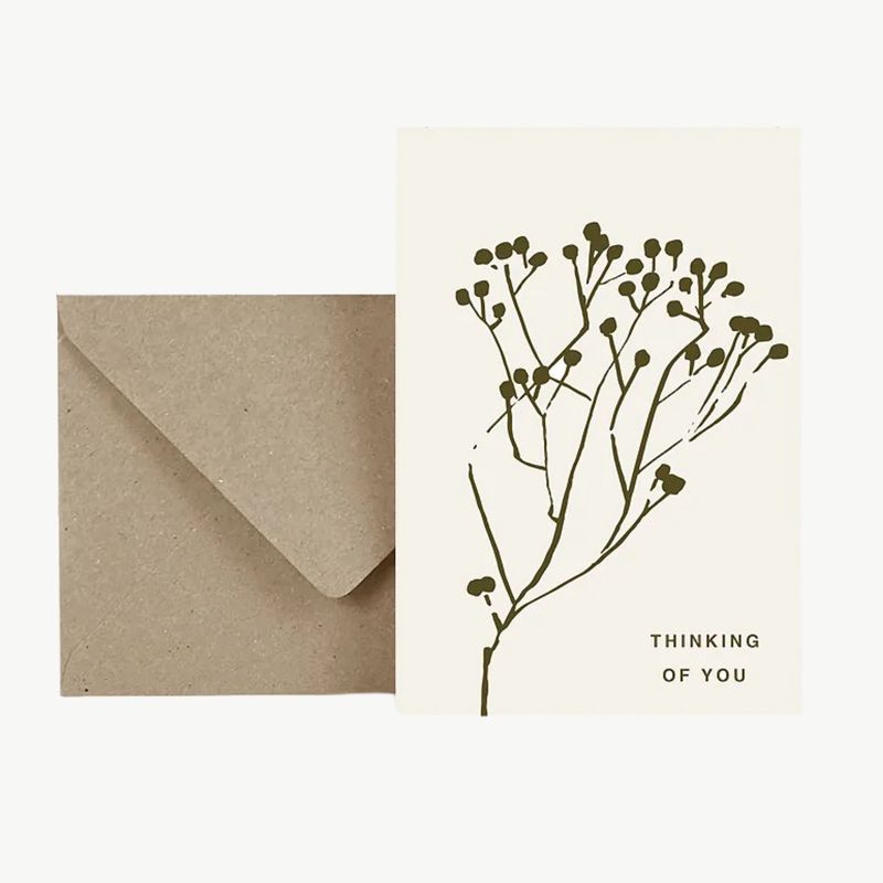 ESTHER SCHUIVENS Thinking of You postcard gevouwen 10x15cm