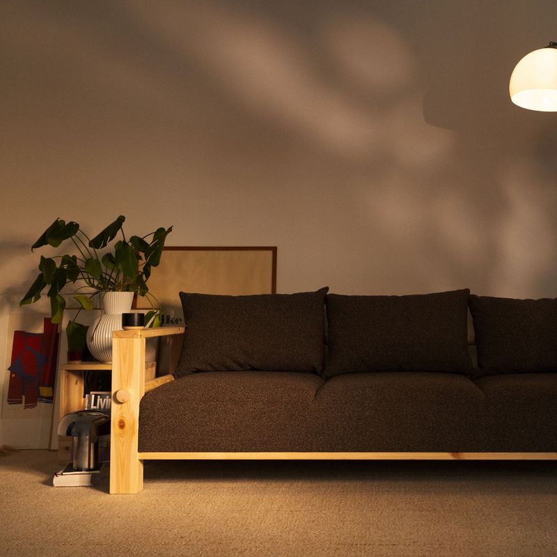 KARUP DESIGN Bare sofa bed Carob bruin gelakt