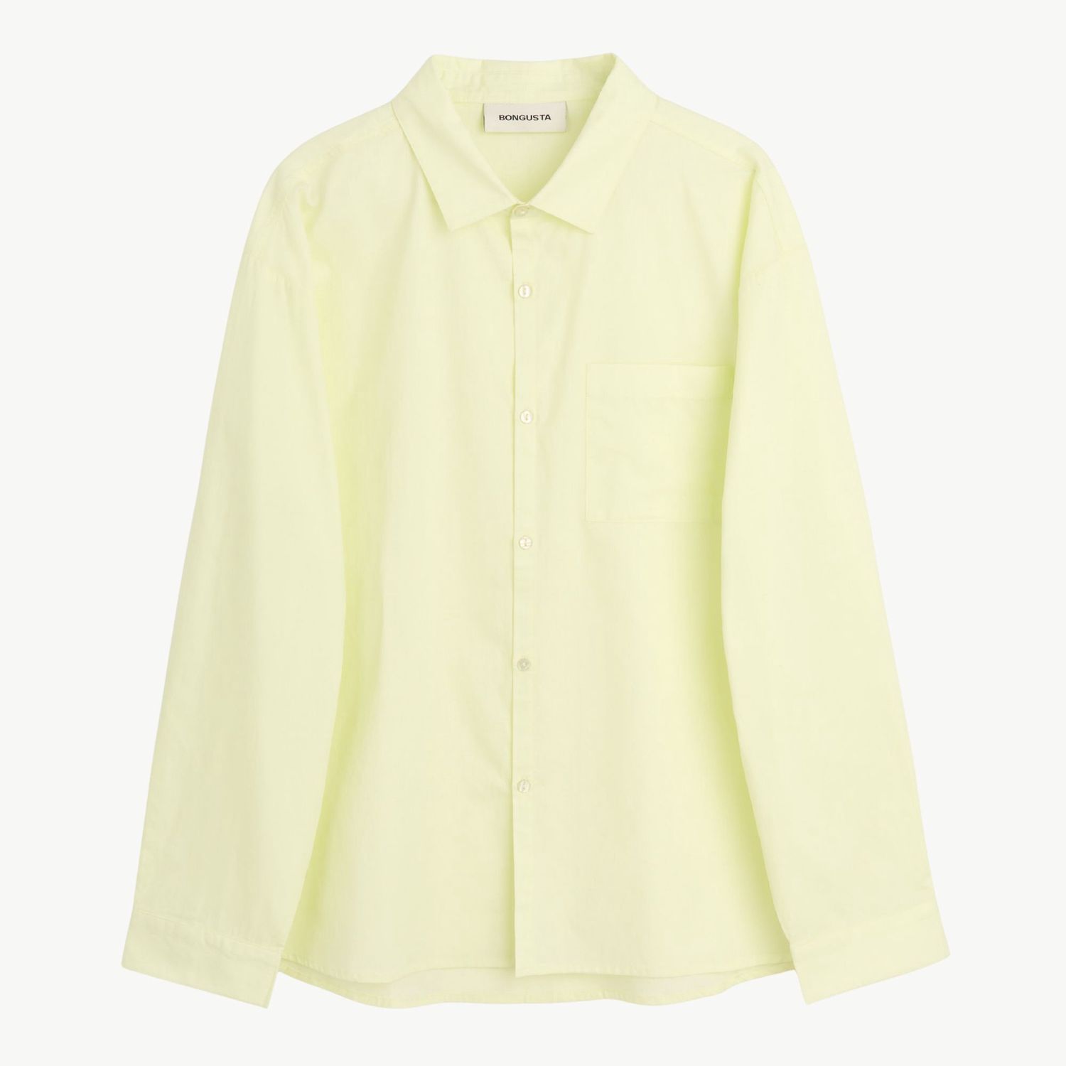BONGUSTA Sahej long sleeve shirt lemon sorbet