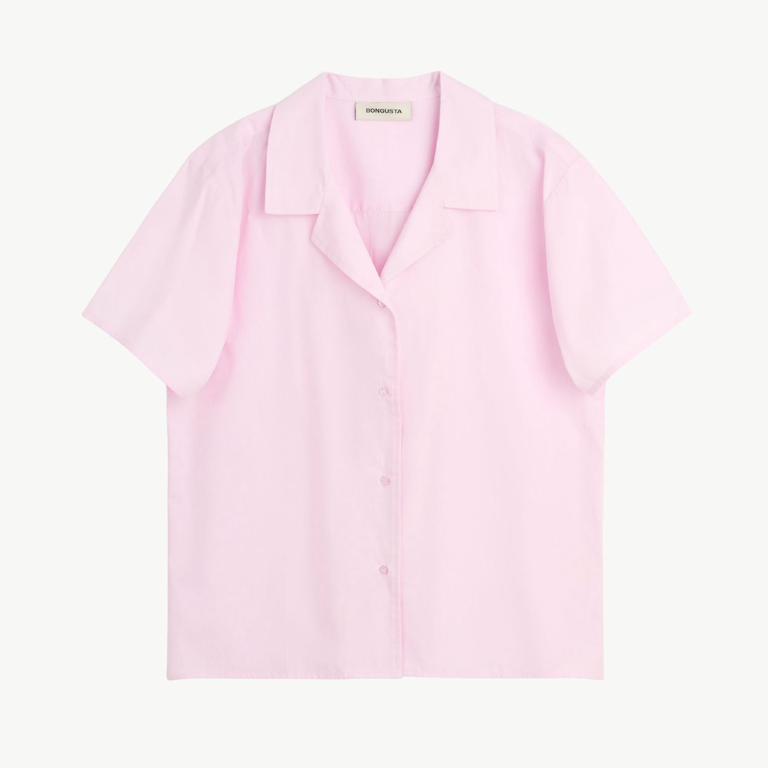 BONGUSTA short sleeve shirt lilac snow