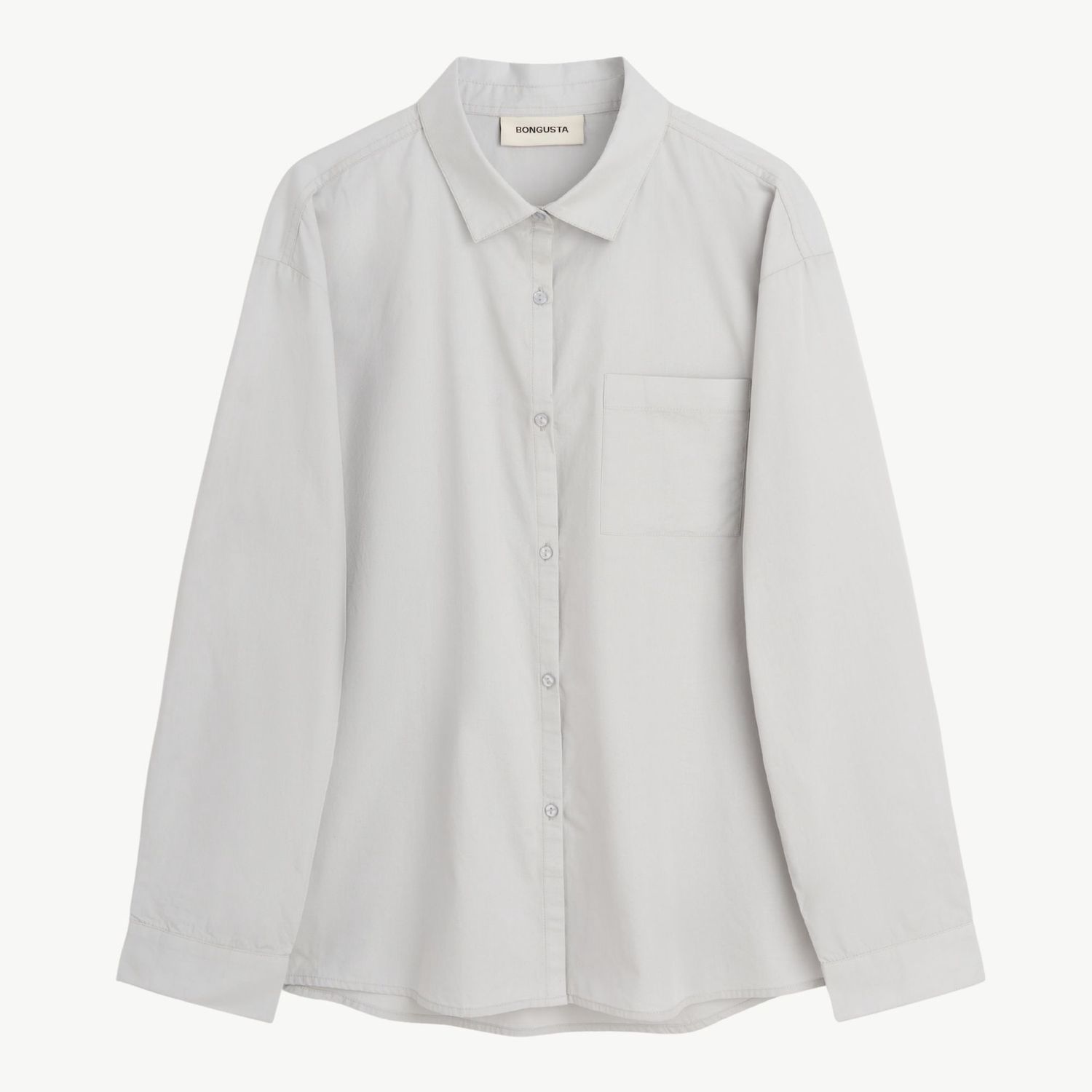 BONGUSTA Sahej long sleeve shirt grey