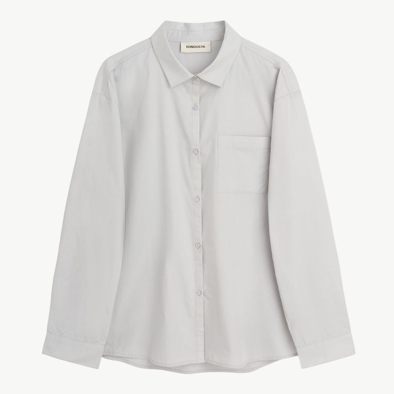 BONGUSTA Sahej long sleeve shirt grey