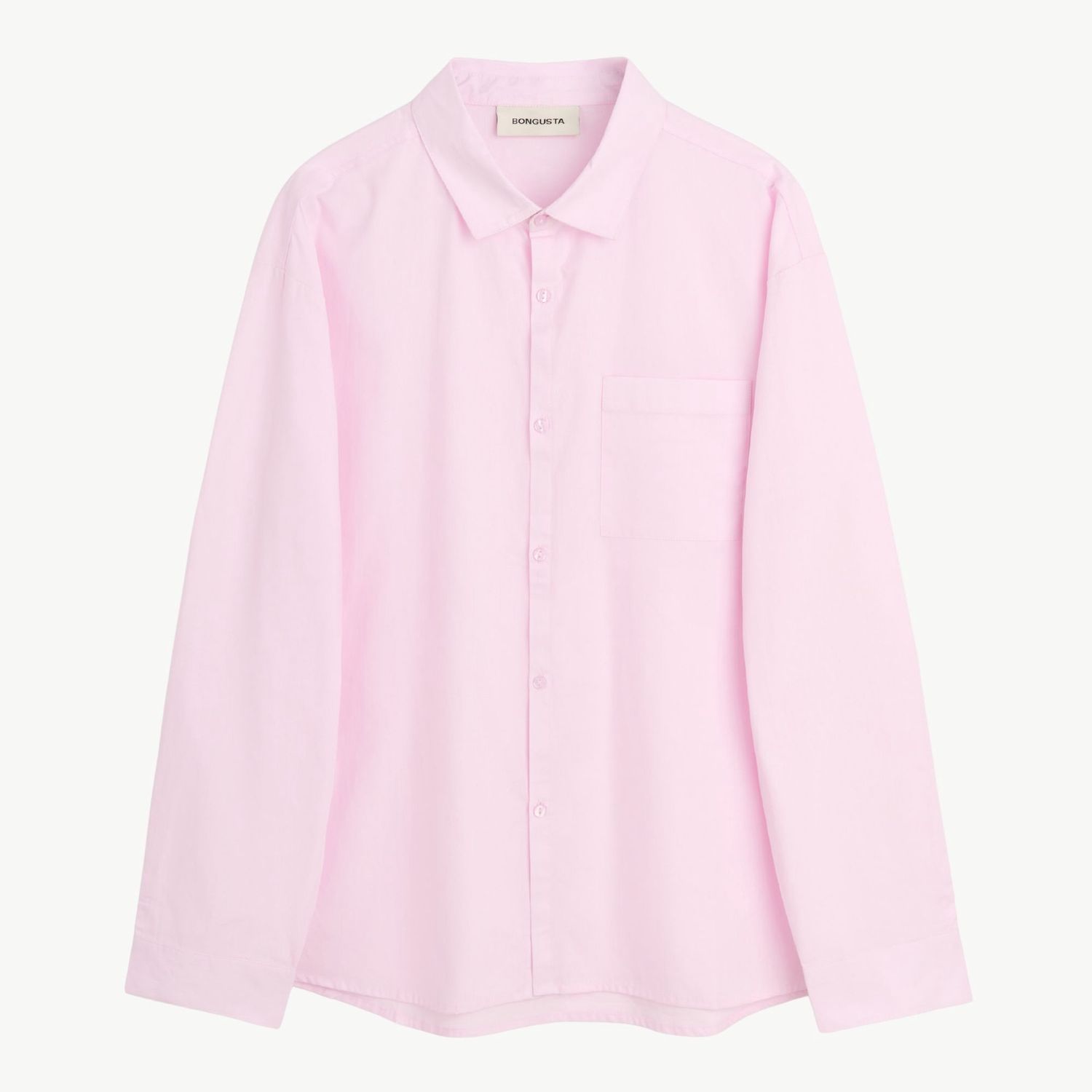 BONGUSTA Sahej long sleeve shirt lilac snow