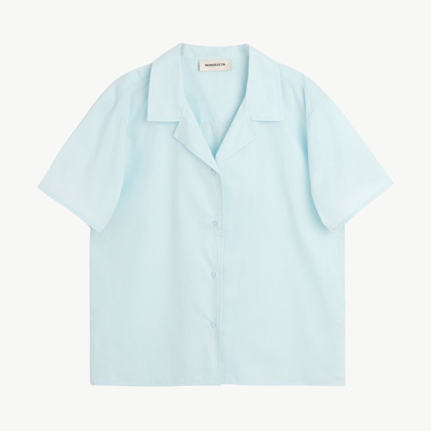 BONGUSTA short sleeve shirt ice blue