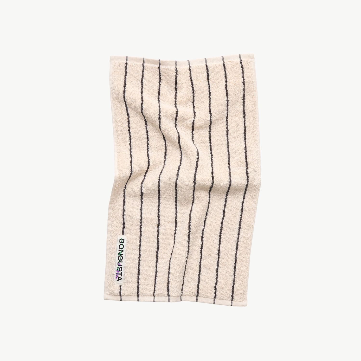 BONGUSTA Naram gastendoek creme &amp; ink 50 x 30cm