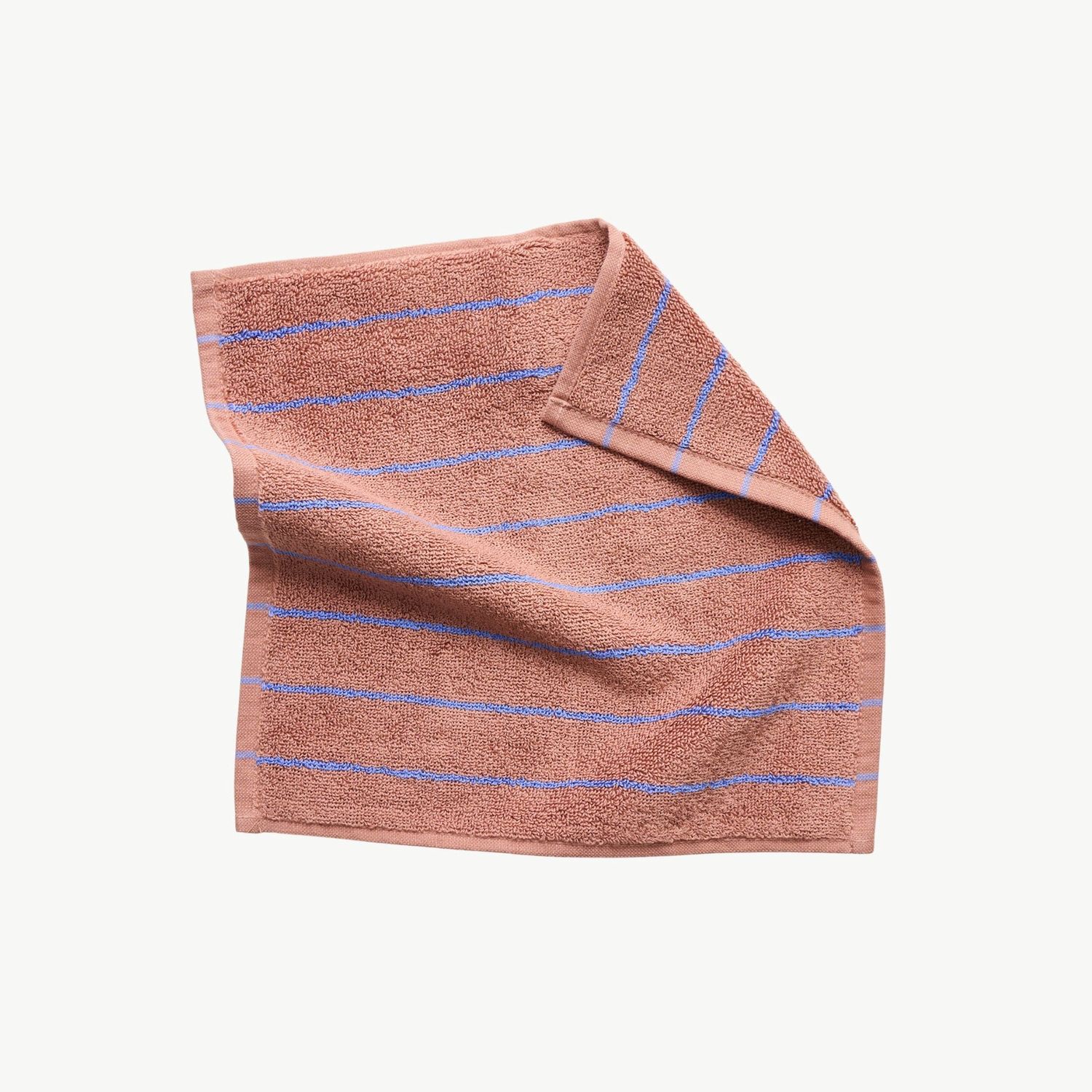 BONGUSTA Naram gastendoek camel &amp; ultramarine 30 x 30cm