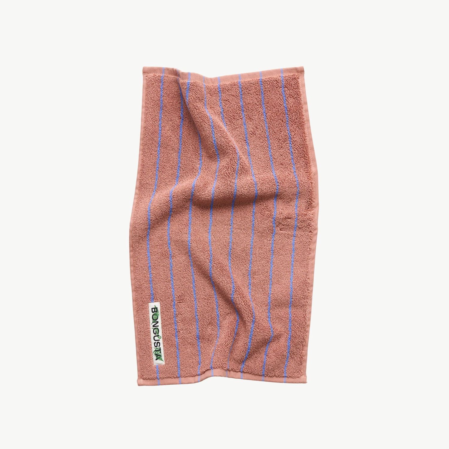 BONGUSTA Naram gastendoek camel &amp; ultramarine 50 x 30cm
