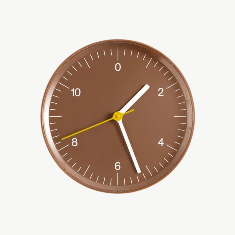 HAY Wall Clock brown