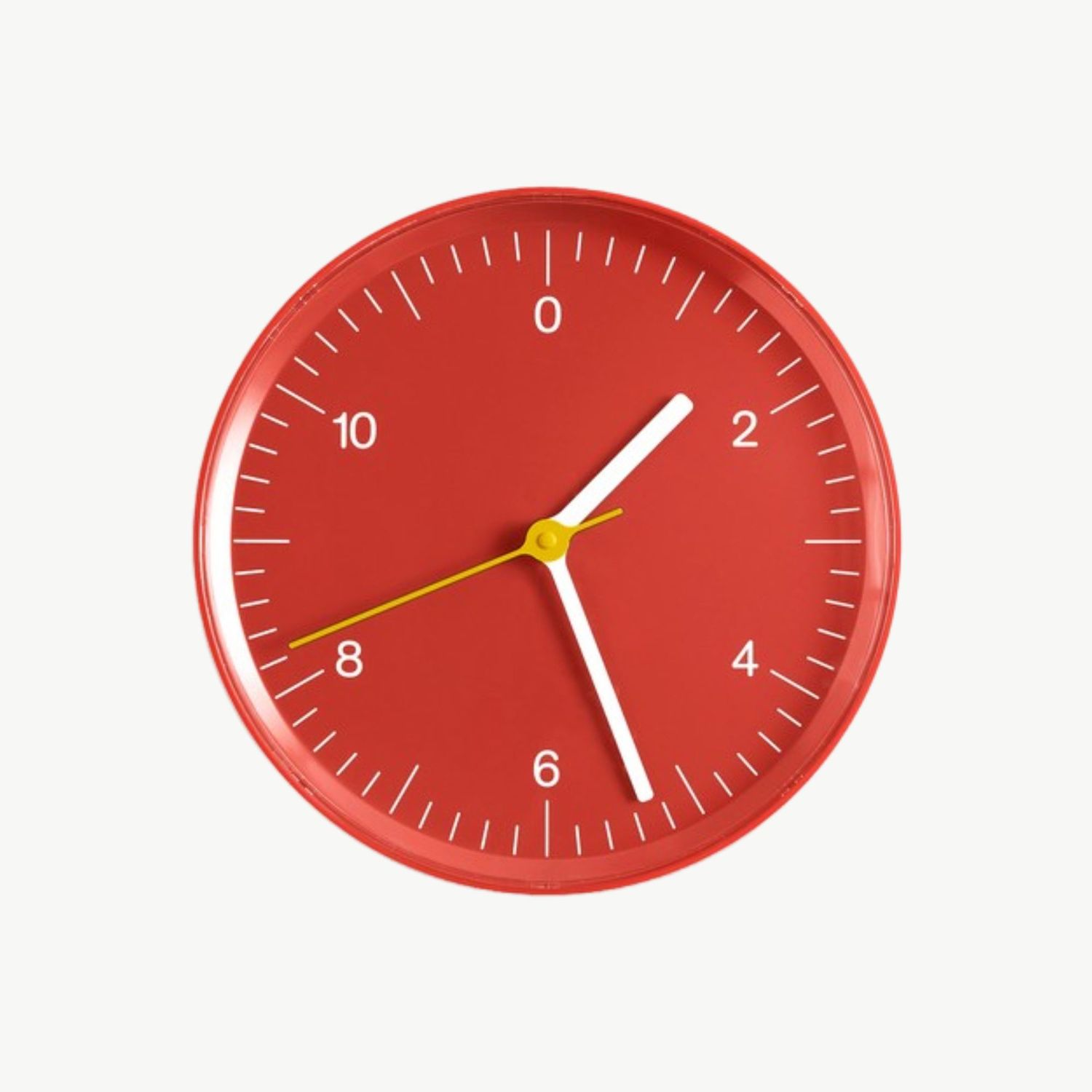HAY Wall Clock red
