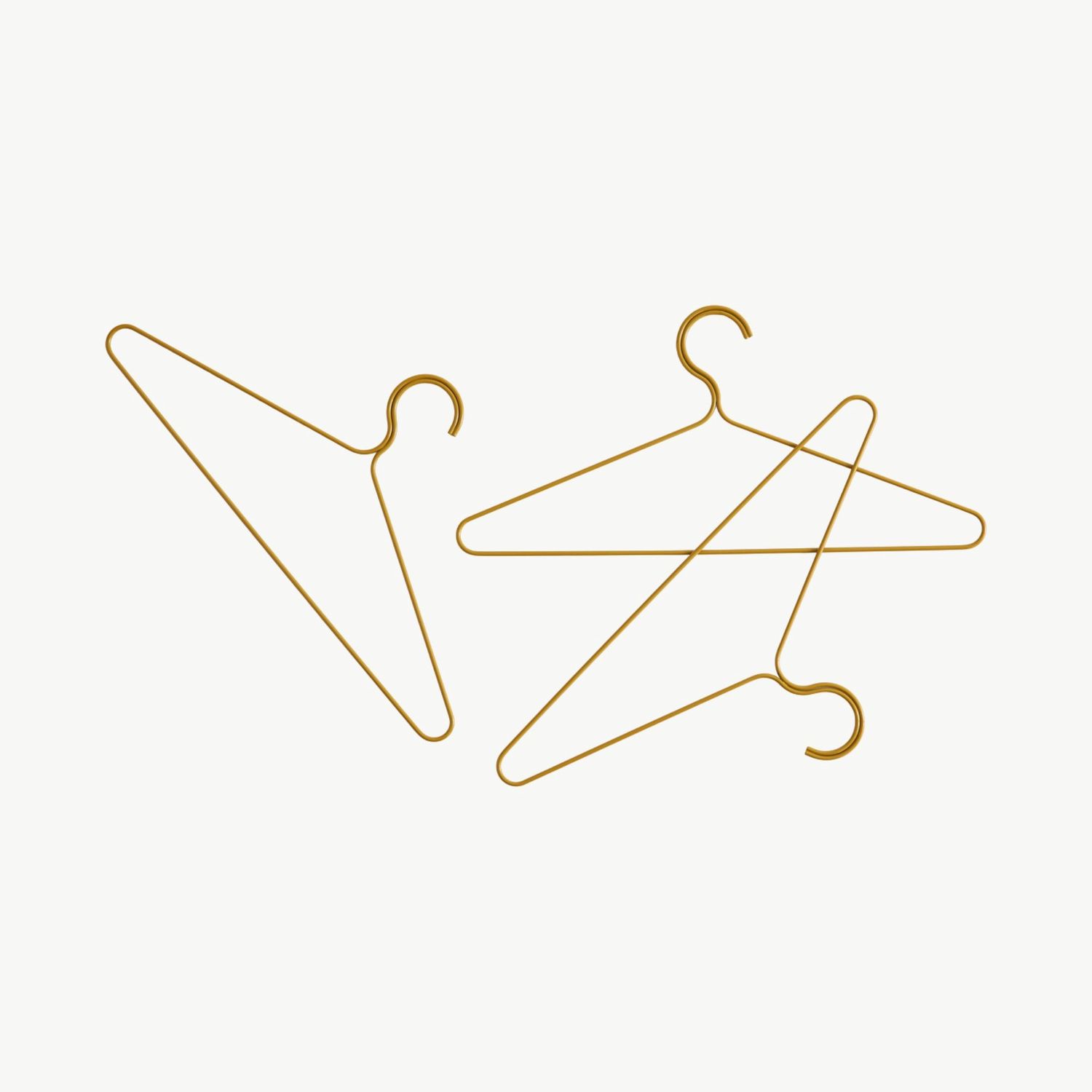 HAY Colour Hanger dijon set van 3