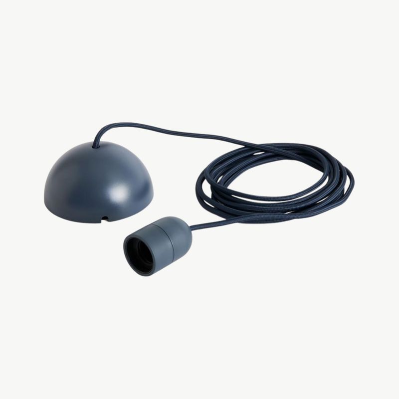 HAY Common Pendant Cord set anthracite blue