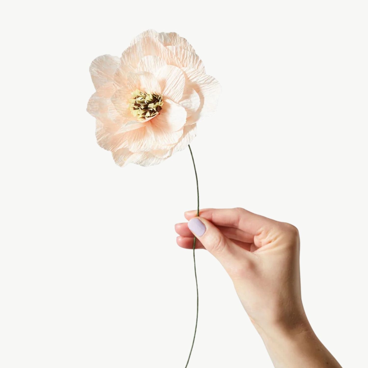 STUDIO ABOUT Paper Flower Poppy nude