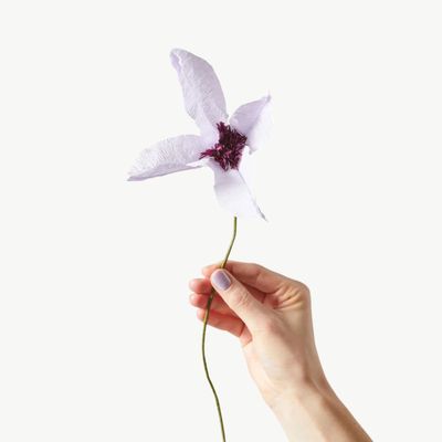 STUDIO ABOUT Paper Flower Clematies purple