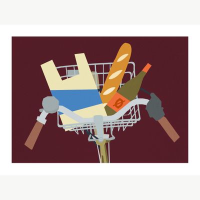 FISK Velo poster rood 50x70cm