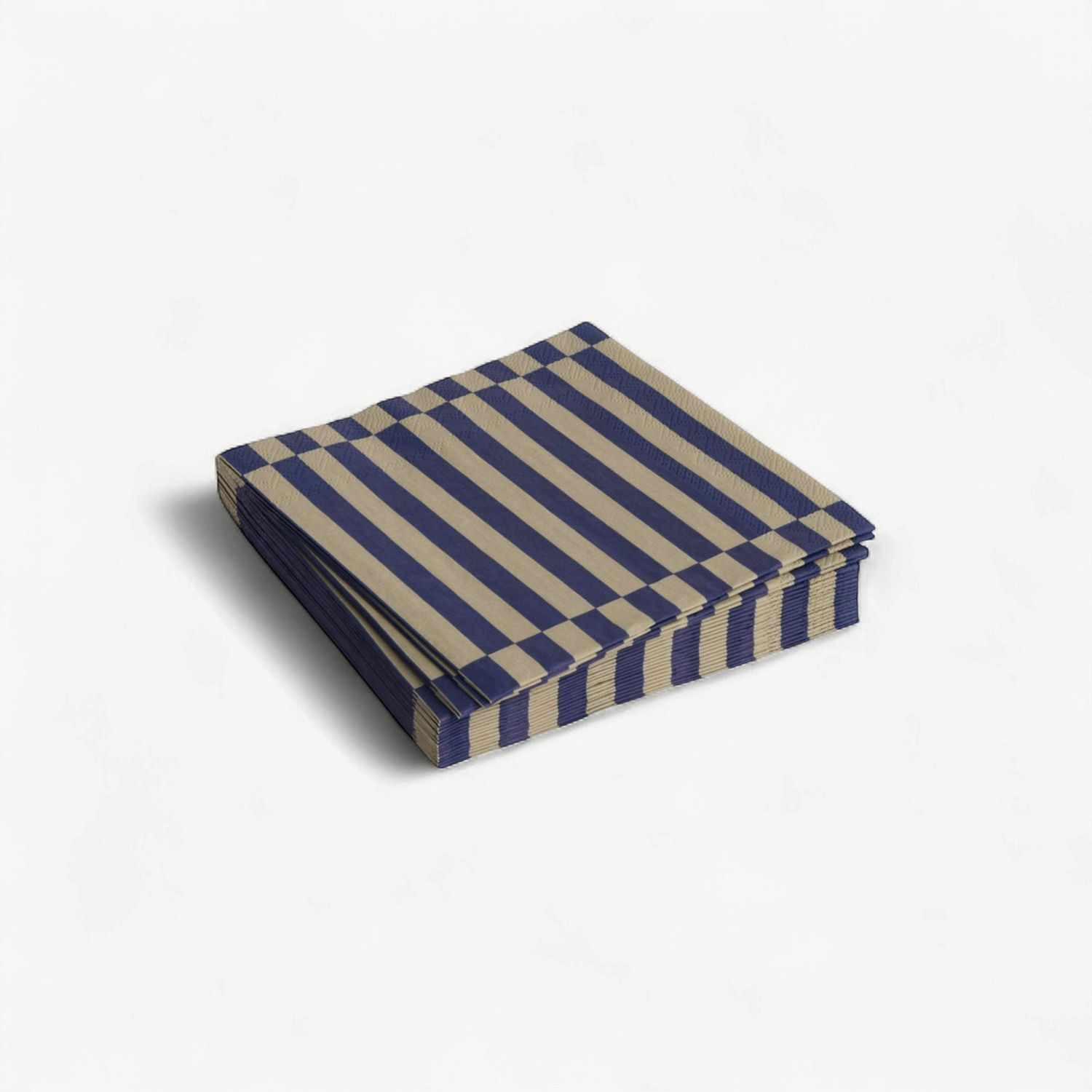 HAY Pattern servetten stripe dark blue &amp; dark dand medium