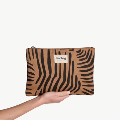 HINDBAG Ema Pouch zebra cinnamon