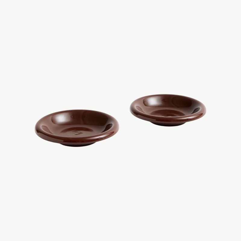 HAY Barro Bowl burgundy, set van 2