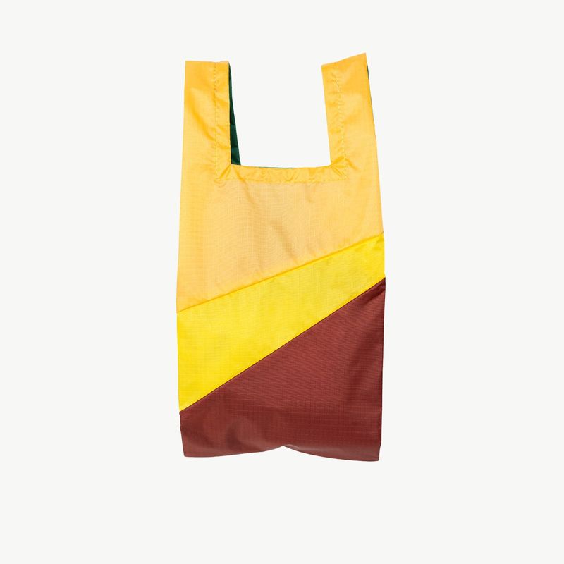SUSAN BIJL The New Shopping Bag Multi TV Yellow Medium