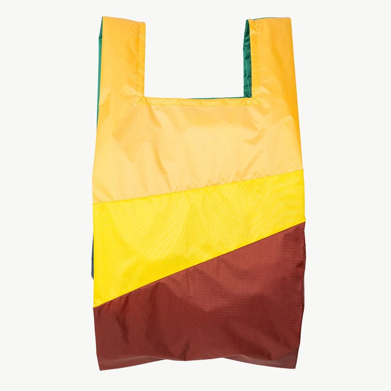 SUSAN BIJL The New Shopping Bag Multi TV Yellow Large