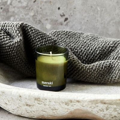 MERAKI Lavender Rain geurkaars 2 stuks