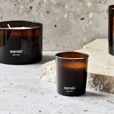 MERAKI Warm Tonka geurkaars 2 stuks