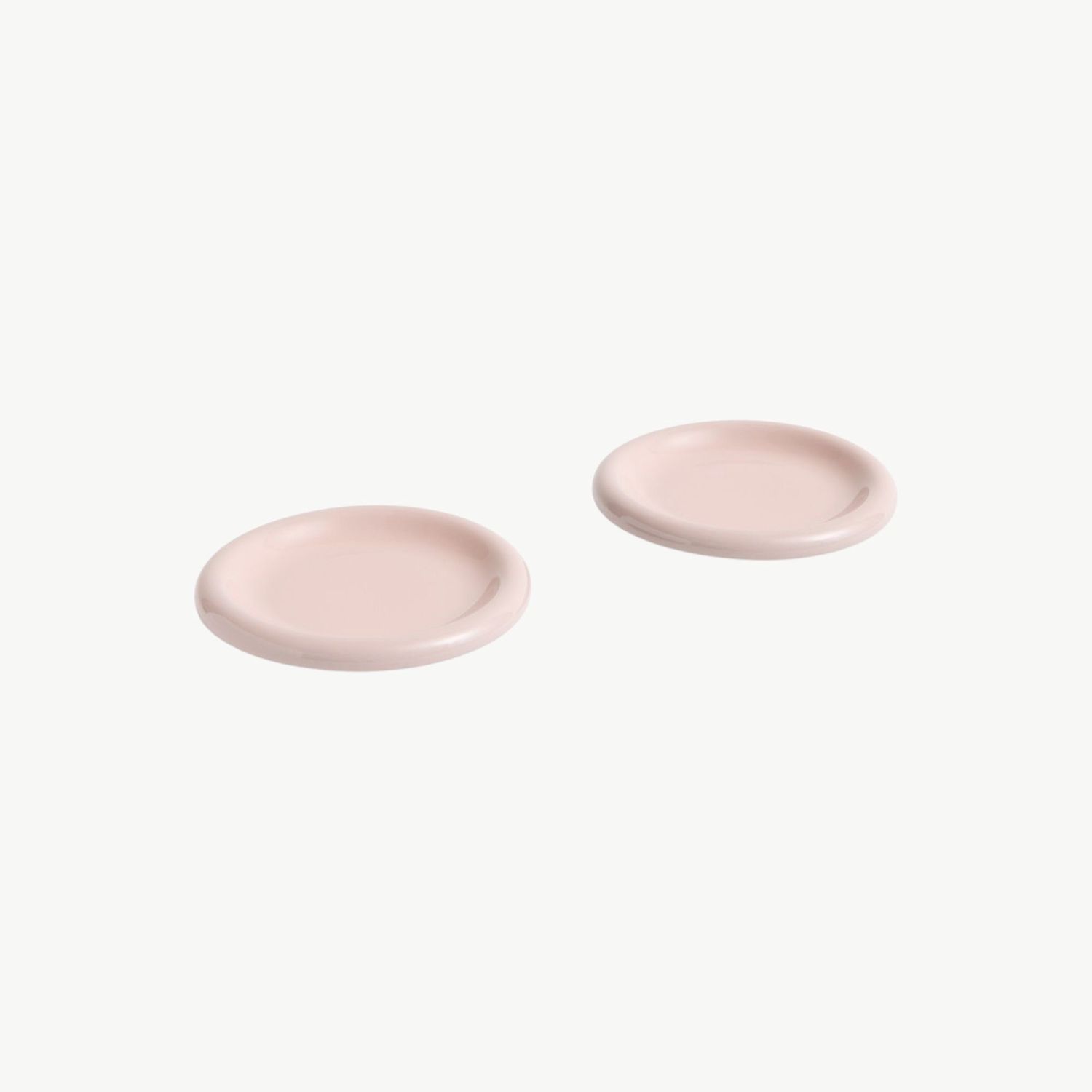 HAY Barro Bord set van 2 ø18cm pink
