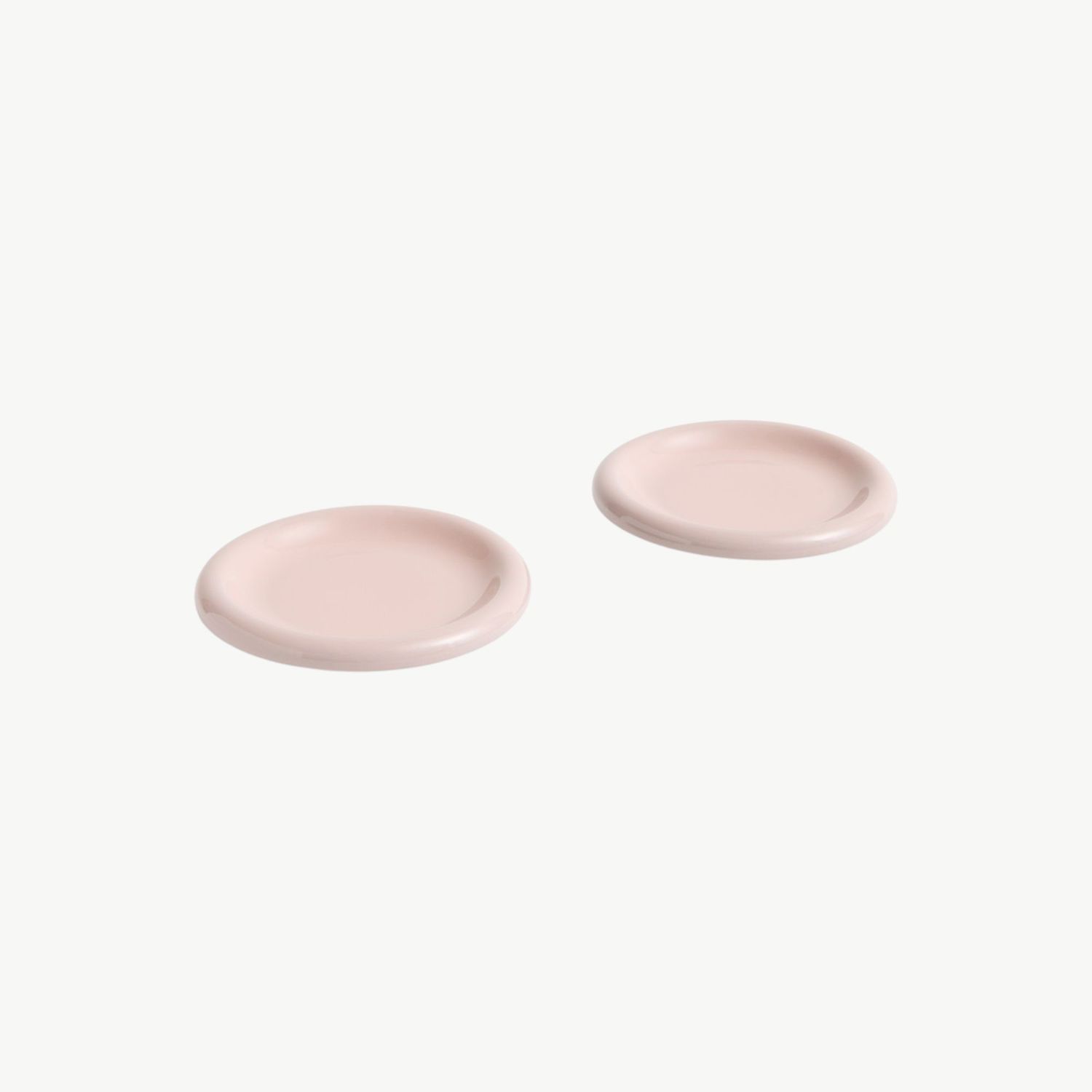 HAY Barro Bord set van 2 ø18cm pink
