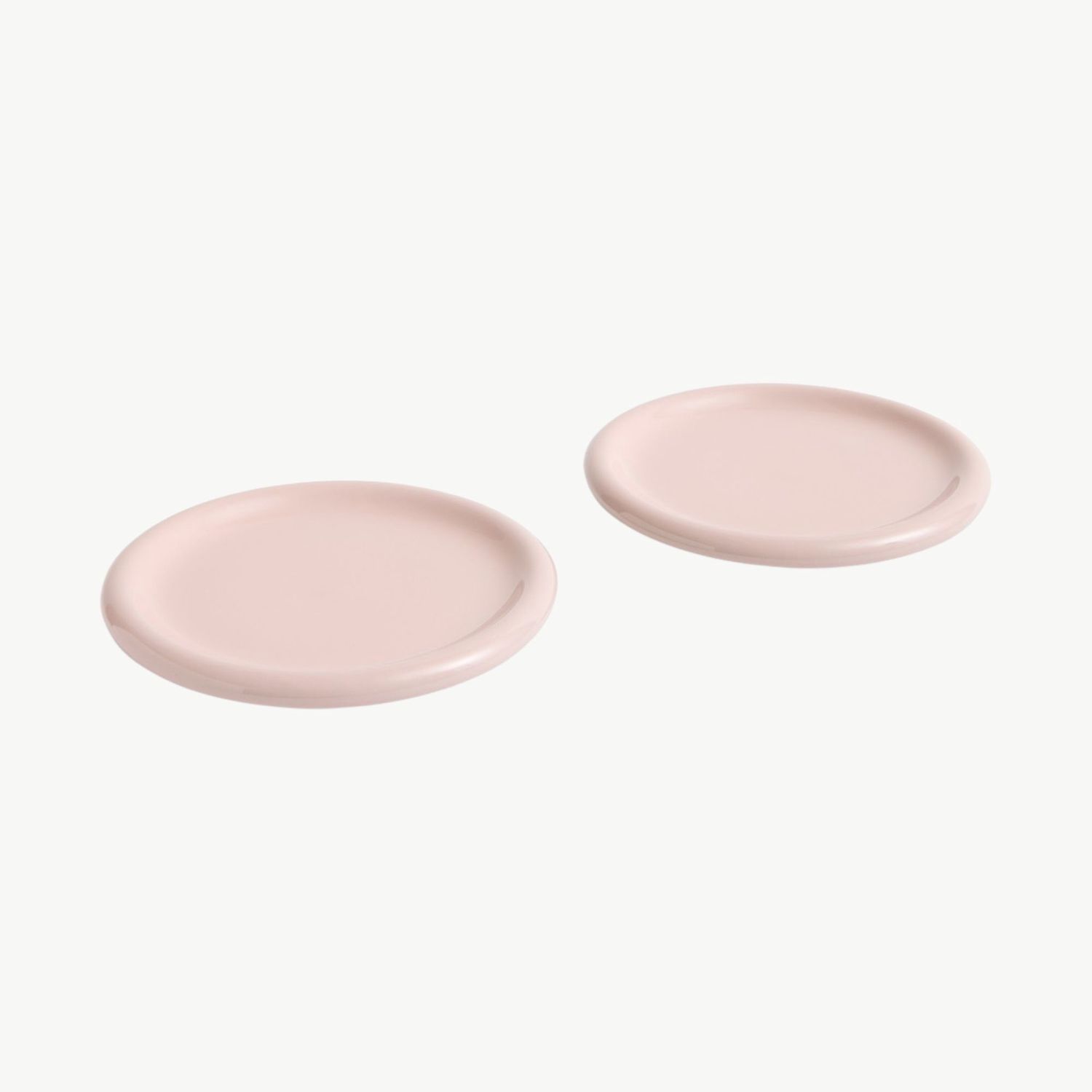 HAY Barro Bord set van 2 ø24cm pink