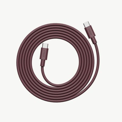AVOLT Cable 1 USB-C Mulberry Red