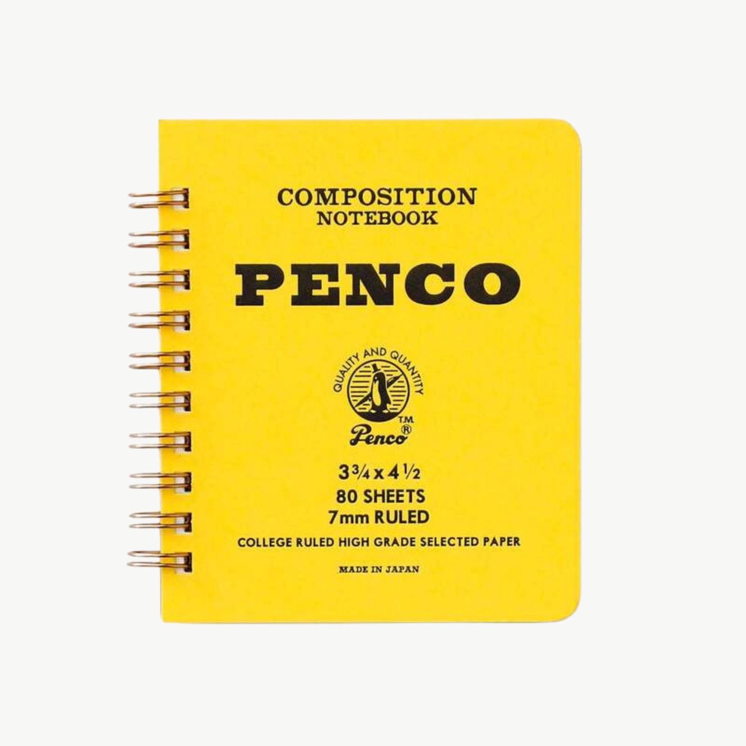 Penco Coil Notebook yellow small