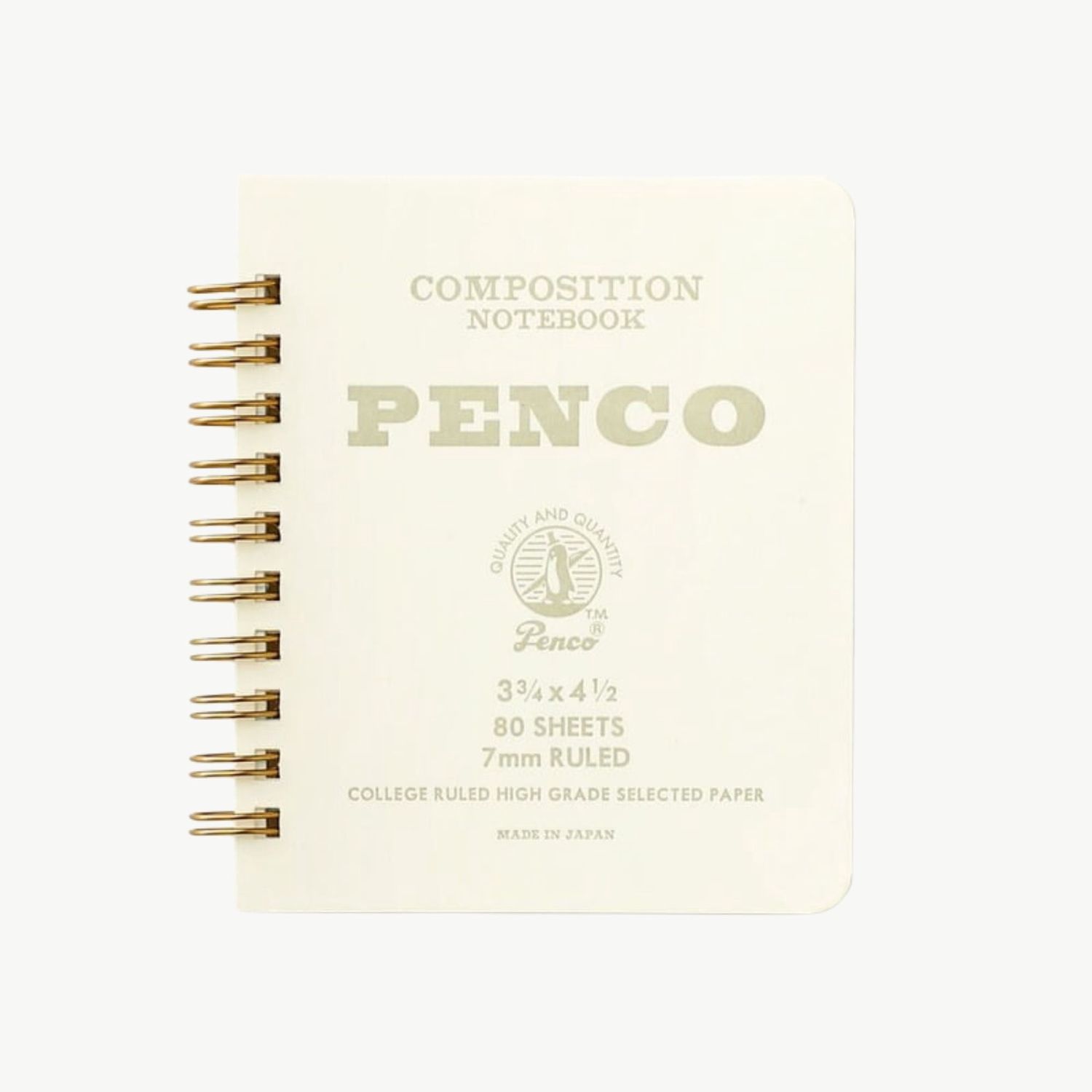 Penco Coil Notebook white small